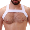 Barcode Berlin Harnais élastique Matt Blanc